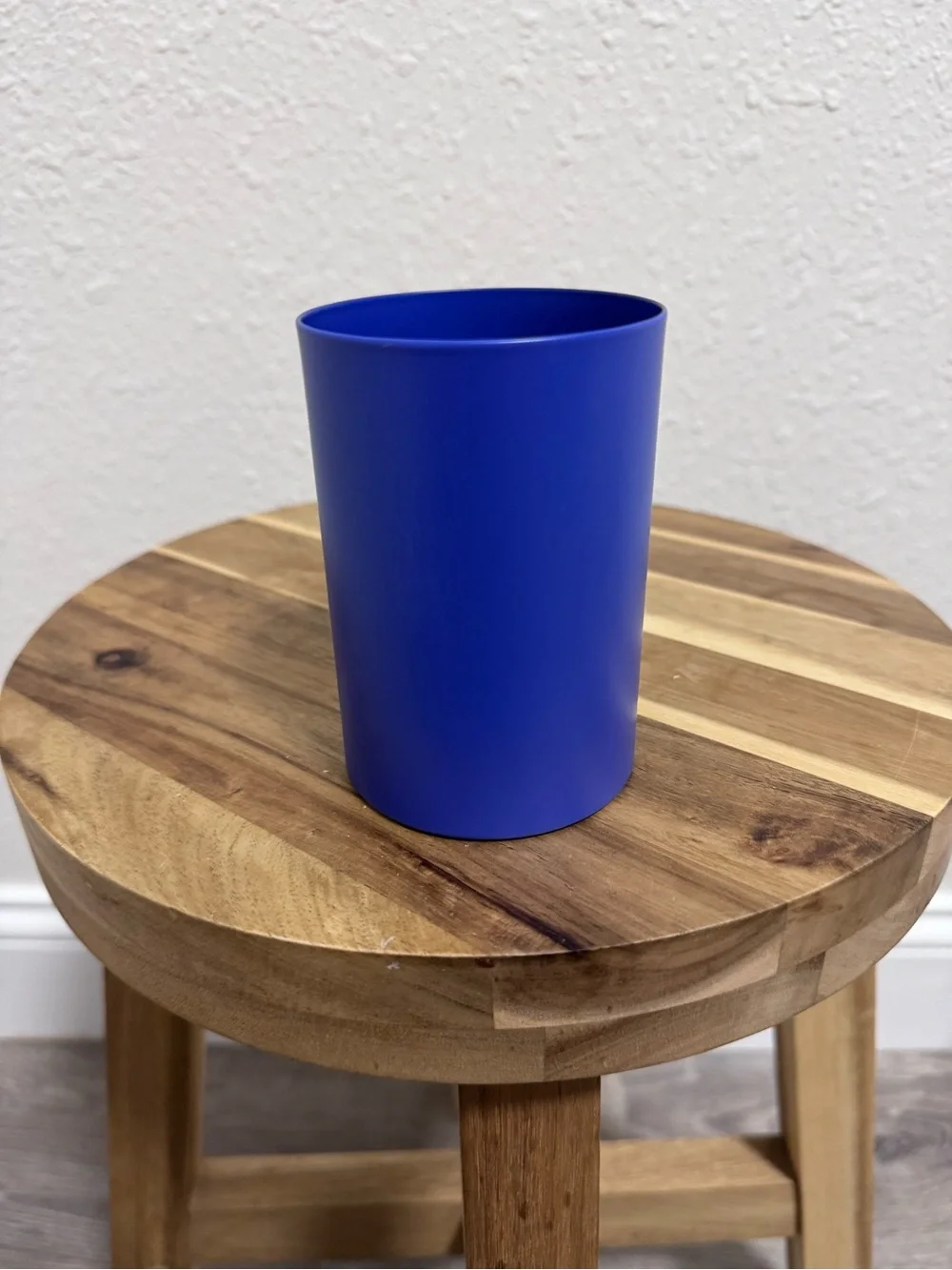 NWT NOTEM Studio Lola Blue Steel Pencil Cup Desk Organizer Anthropologie